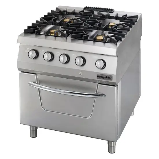 Gas Cooking Range With 4 Open Burners & Oven From OZTI