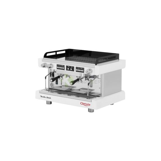 2 Raised Groups Auto Pratic Avant Espresso Machine - From ASTORIA - White