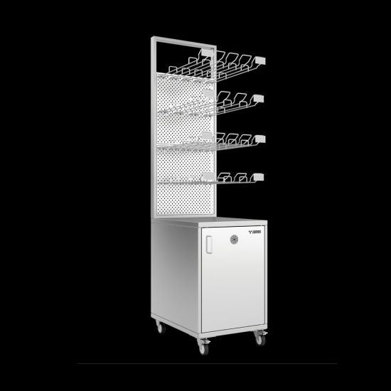 Mirror Bottle Rack Juice Display Stand From ZUMEX