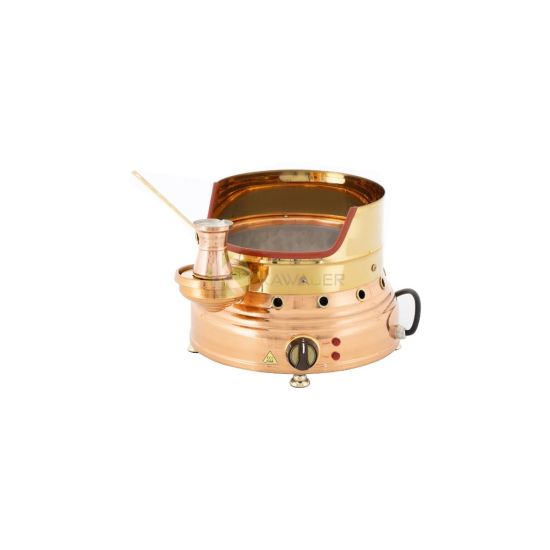 Stainless Steel Sand Turkish Brewing Coffee Machine AK/8-1N From JOHNY - Gold 