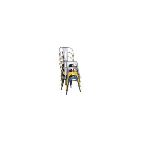 Steel Frame Dining Chair - Matt Black Color From PIOKIT