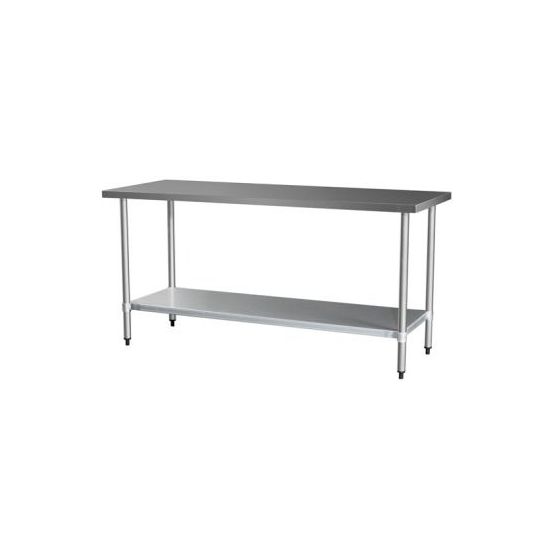 Stainless Steel Prep Table SUS304 Top and Undershelf - From PioKit