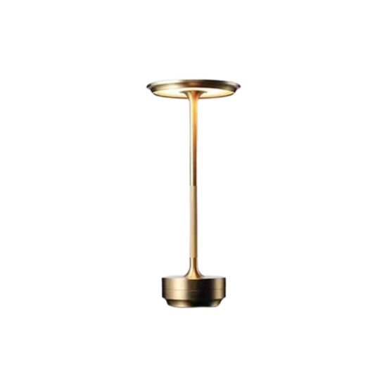 USB Cable & Qi Wireless Charging Supported Lamp – Gold From PIOKIT