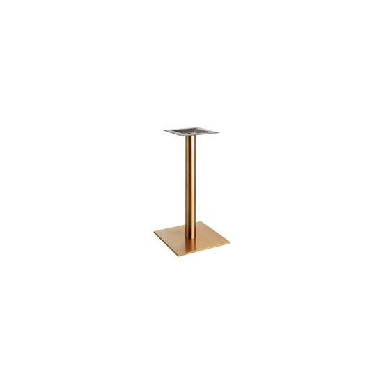 Square Outdoor Table Base Stainless Steel Copper Finish From PIOKIT