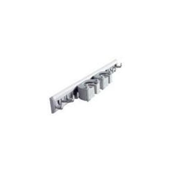 Wall Mounted Pole Holder with 8 Hooks 40 CM From PIOKIT
