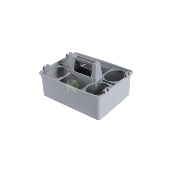 Caddy Tray with Bottle Holder x 2 – Gray - from Piokit