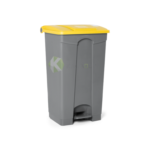 Plastic Foot Control Waste Bin/Dust Bin 87LT - Grey (Without Lid) From CAMBRO