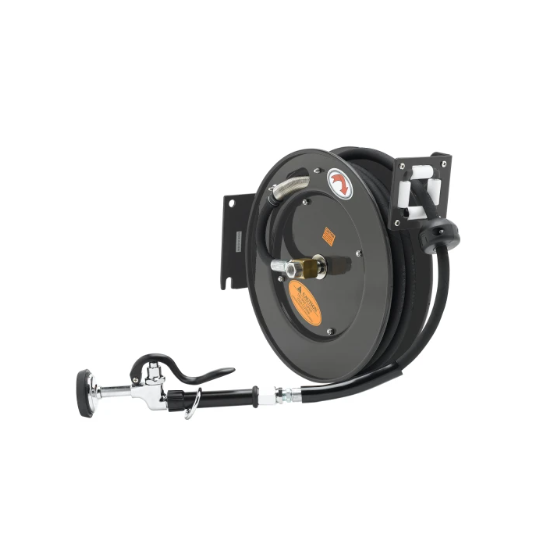 Open Hose Reel 35ft with High-Flow Spray Valve From PIOKIT