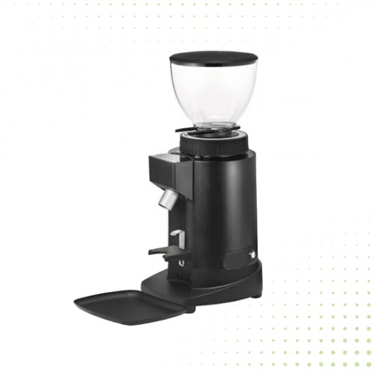 E6P Electronic Coffee Grinder - 64MM Conical Steel Grinding Burr From CEADO - Black
