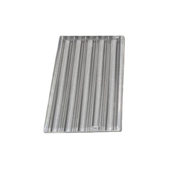 Aluminum Baguette Natural Surface Baking Pans - 5 Rows, 40x60x30CM From PIOKIT