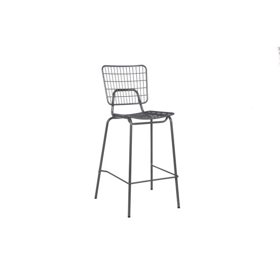 Stackable Steel Dinning Chair – 112CM From PIOKIT – Grey