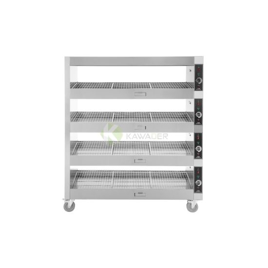Stainless Steel Heated Showcase With 4 Decks – 150 From MAYFAIR
