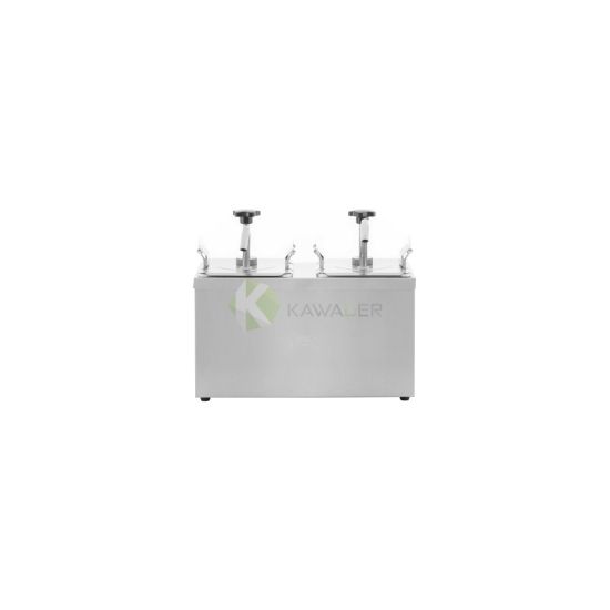 Double Pump Sauce Dispenser – 2  Jar From MAYFAIR