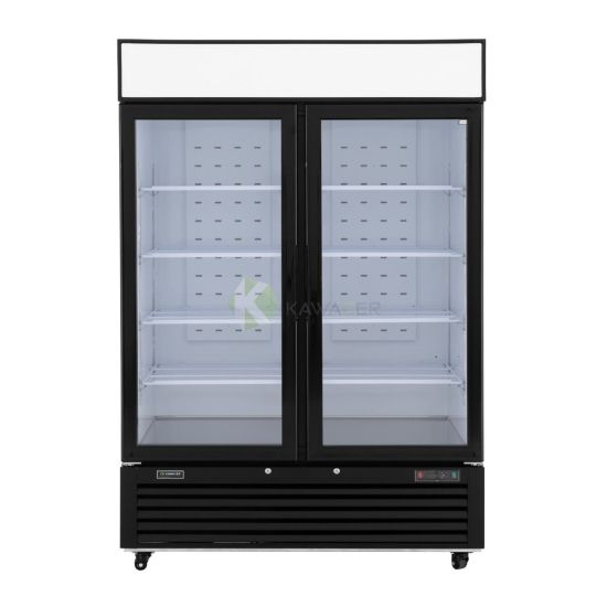 Electric Upright 2 Glass Doors Display Refrigerator – 1240LT From PIOKIT