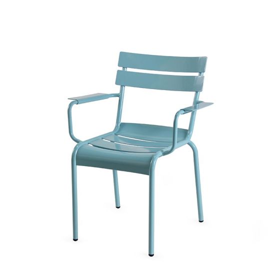 Stackable Aluminum Dinning Chair – 74CM From PIOKIT – Navy Blue