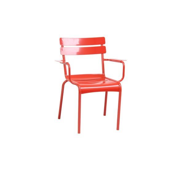 Stackable Aluminum Dinning Chair – 74CM From PIOKIT - Red