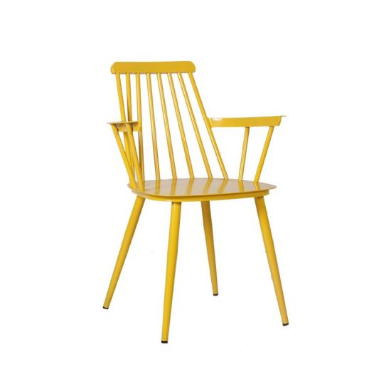 Aluminum Chair – 85CM From PIOKIT – Matt Yellow