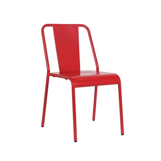 Stackable Aluminum Dinning Chair – 82CM From PIOKIT - Red