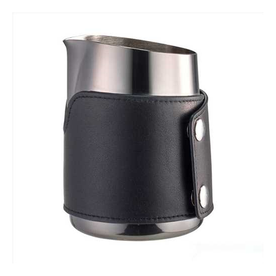 Handleless Milk Pitcher 450ml Titanium Black from Tiamo 