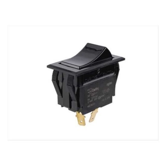 Bunn Rocker Switch, On/Off, Black, SPST