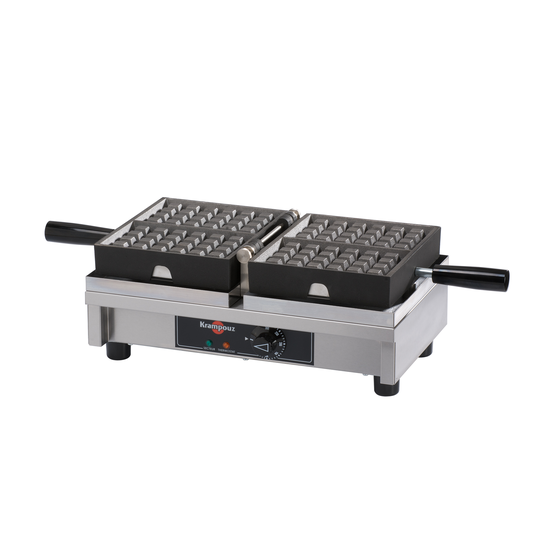 Brussels Waffle Maker Commercial 1800W - 180° Rotating L/R From KRAMPOUZ