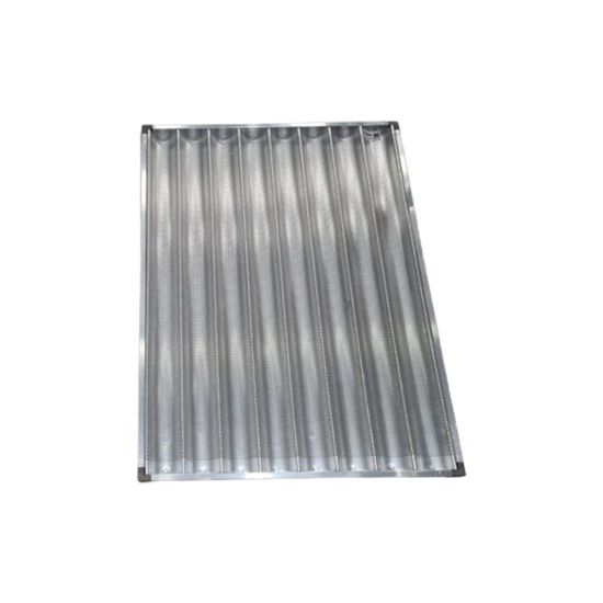 Aluminum Baguette Natural Surface Baking Pans - 8 Rows, 60x80x30CM From PIOKIT