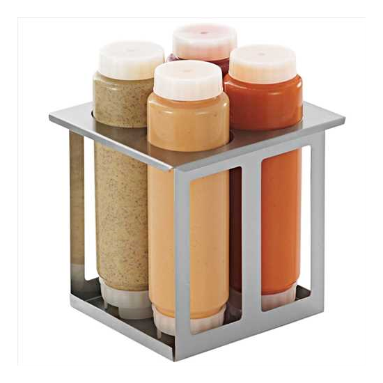 Squeeze Bottle Holder – Open Frame (SBH-4) - from Chef Master