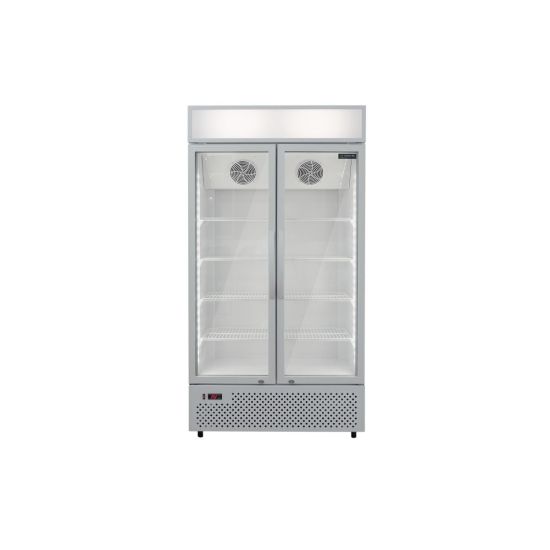 White Vertical 2 Doors Display Refrigerator - 97CM From PIOKIT