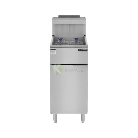 Stainless Steel Gas Fryer Single Tank – 22L From PIOKIT