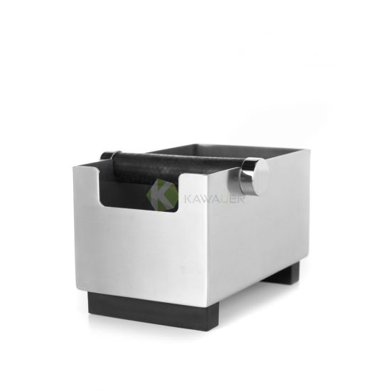 Compact Knock Box – From TIAMO - Silver