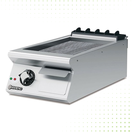 Stainless Steel Surface Frying Electric With Grooved Pan – 40 CM From MARENO