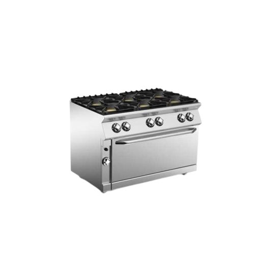 6 Burner Gas Range With Oven From MARENO