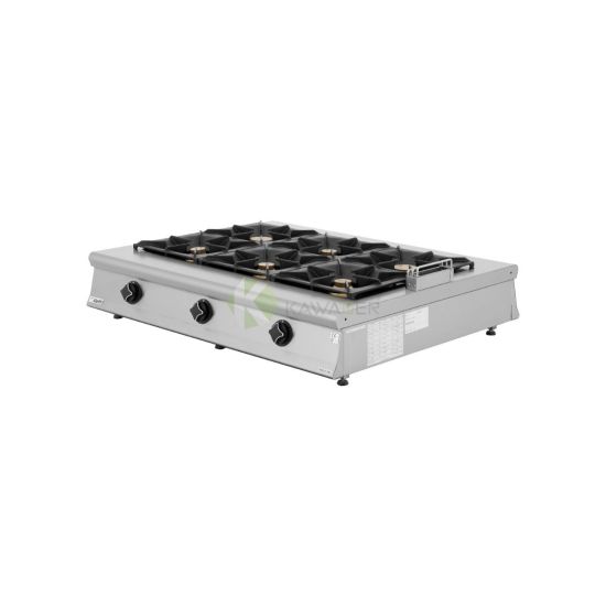  6 Burners Pass-Through Gas Hob – From MARENO