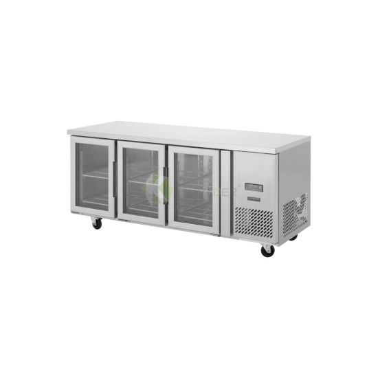 3 Door Glass Undercounter Refrigerator - 180cm From PIOKIT
