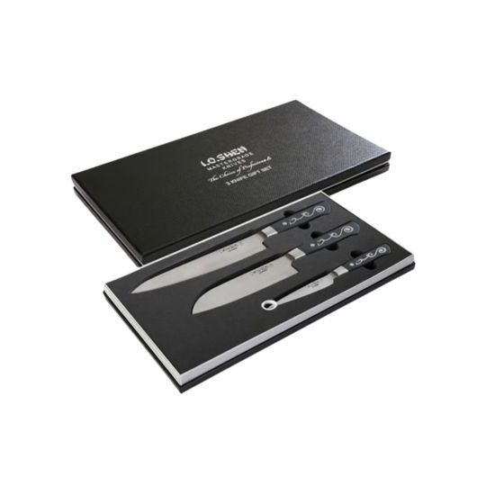 Knife Gift Set Of 3 (Pointed Paring Knife - 10.5CM - Santoku - 16CM - Chef"s Knife - 21CM) From NERI