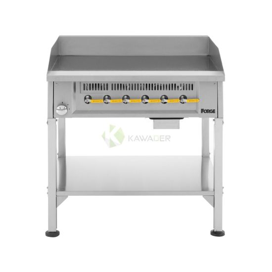 Stainless Steel Fry Top Griddle Stand Free – Flat Surface - 90CM From ANVIL 