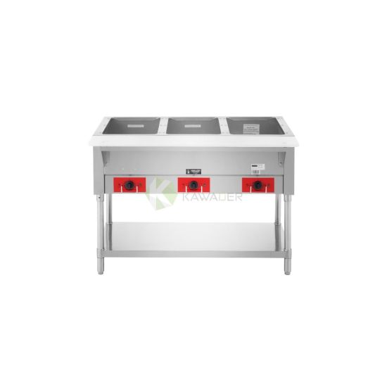Stainless Steel Electric Warming Table (No Water Required) – 3 Pans From PIOKIT