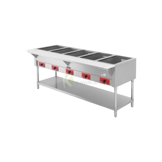 Stainless Steel Electric Warming Table (No Water Required) – 5 Pans From PIOKIT