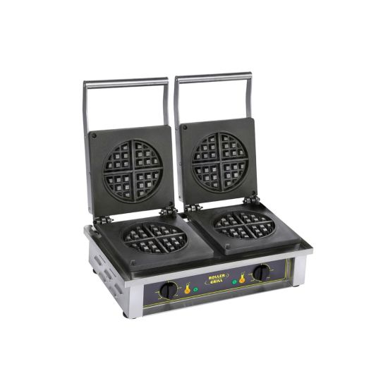 Electric Countertop Double Round Waffle Maker – 58CM From ROLLER GRILL
