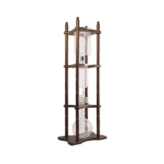 Water Cold Drip Coffee Maker With Wooden Rectangular Rack - 2.5LT From TIAMO