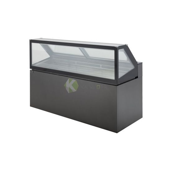 Ice Cream Display Freezer 150cm - Black From PIOKIT