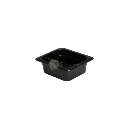 Polycarbonate Black Container 1/6 GN - from Piokit