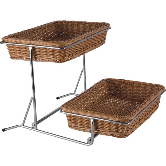 Rectangular Rattan Basket - Two Layers From PIOKIT