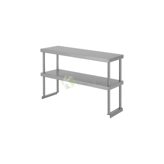 100cm Double Tier Stainless Steel Overshelf - from Piokit