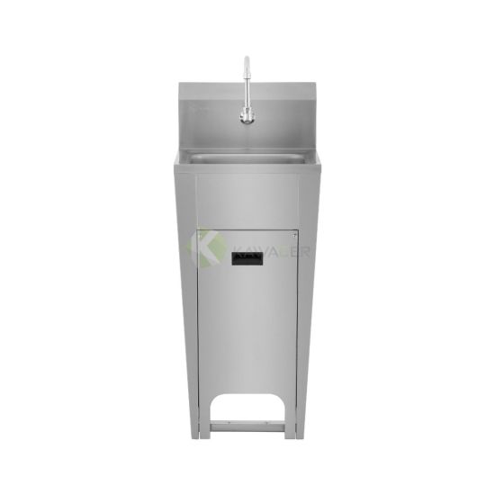 Stainless Steel Hand Sink With Pedestal Base – 106 CM Height From PIOKIT