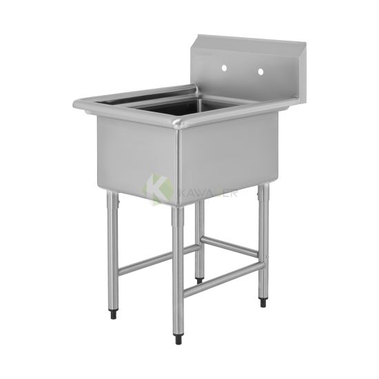 60cm Single Bowl Stainless Steel Sink Without Drainboard - from Piokit
