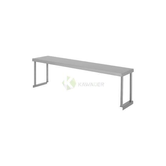 120cm Stainless Steel Overshelf for Worktables - from Piokit