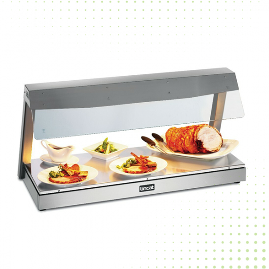 Countertop Heated Display With Gantry - 3 x 1/1 GN From LINCAT