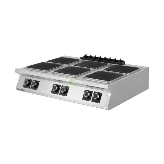 6 Square Hotplate Electric Boiling Top – 24kW - from Mareno