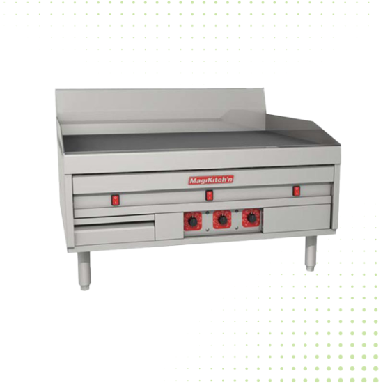 Stainless Steel Electrical Griddle With Flat Pan – 122 CM From Star